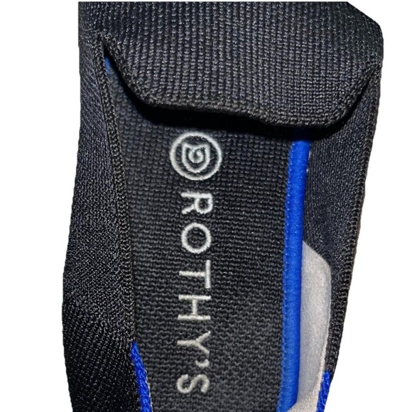 Rothy's The Original Slip On Sneakers Classic Black Women's Size 6.5 EUC - Picture 3 of 7